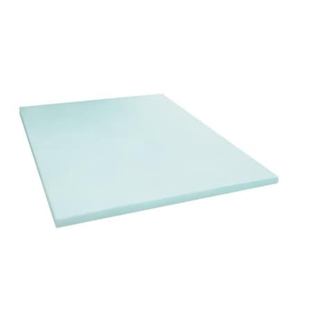 Memory Foam Solutions UBSMSQGS2Z Topper Cover 2 In. Thick Queen Size Gel Swirl Visco Elastic Memory Foam Mattress Pad Bed Topper